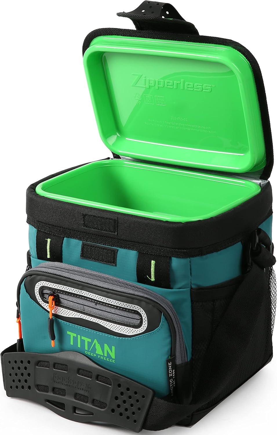 Zipperless Hardbody Cooler - Small & Large Capacity- Beach & Camping Cooler - Deep Freeze Insulation, HardBody Liner, and SmartShelf