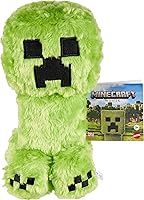Mattel Minecraft Creeper Plush 8-Inch Soft Doll Toy from A Minecraft Movie - Collectible for Kids & Fans