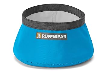 RUFFWEAR - Trail Runner Ultralight Collapsible Dog Bowl, Blue Dusk