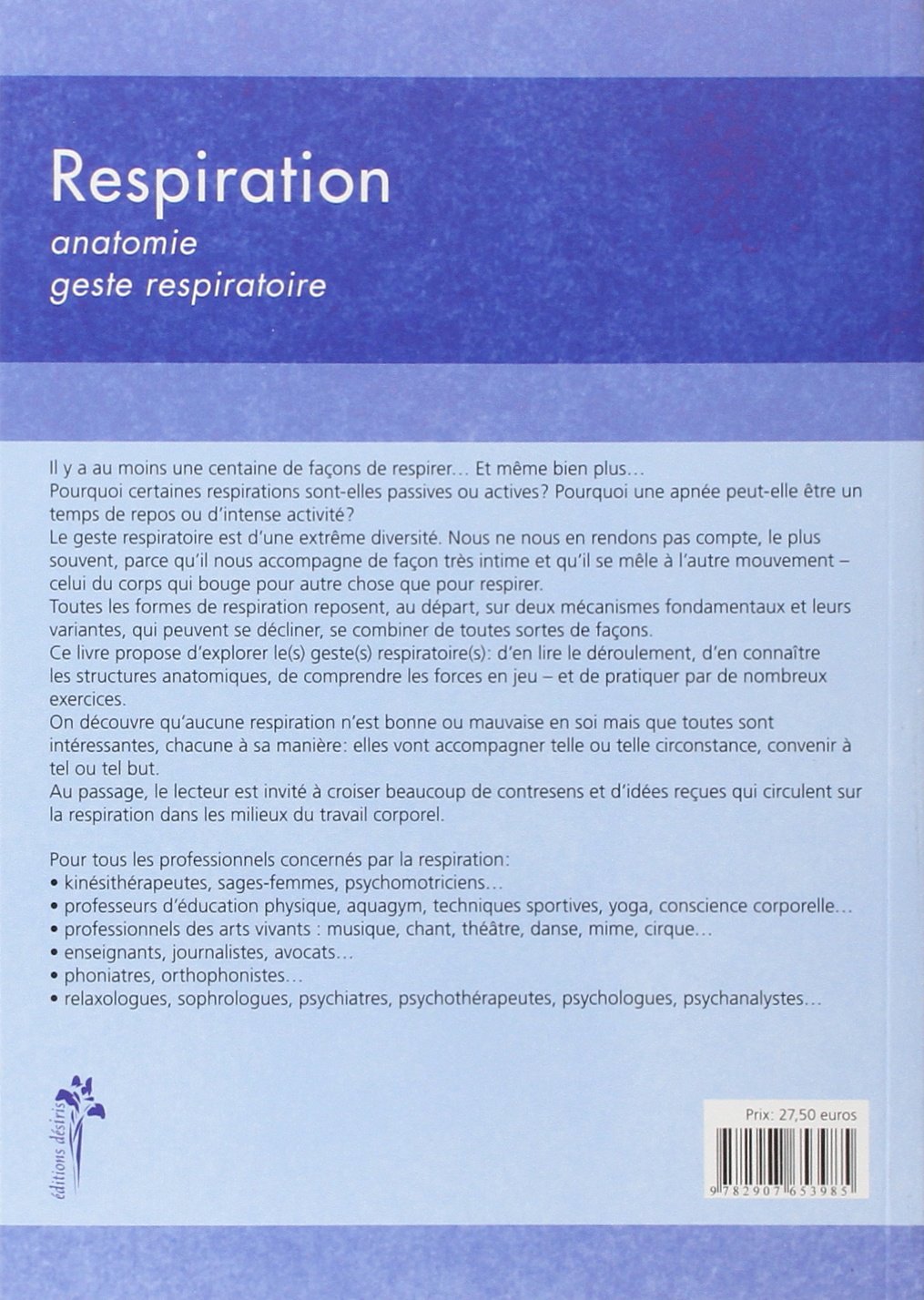 Respiration : Anatomie, geste respiratoire