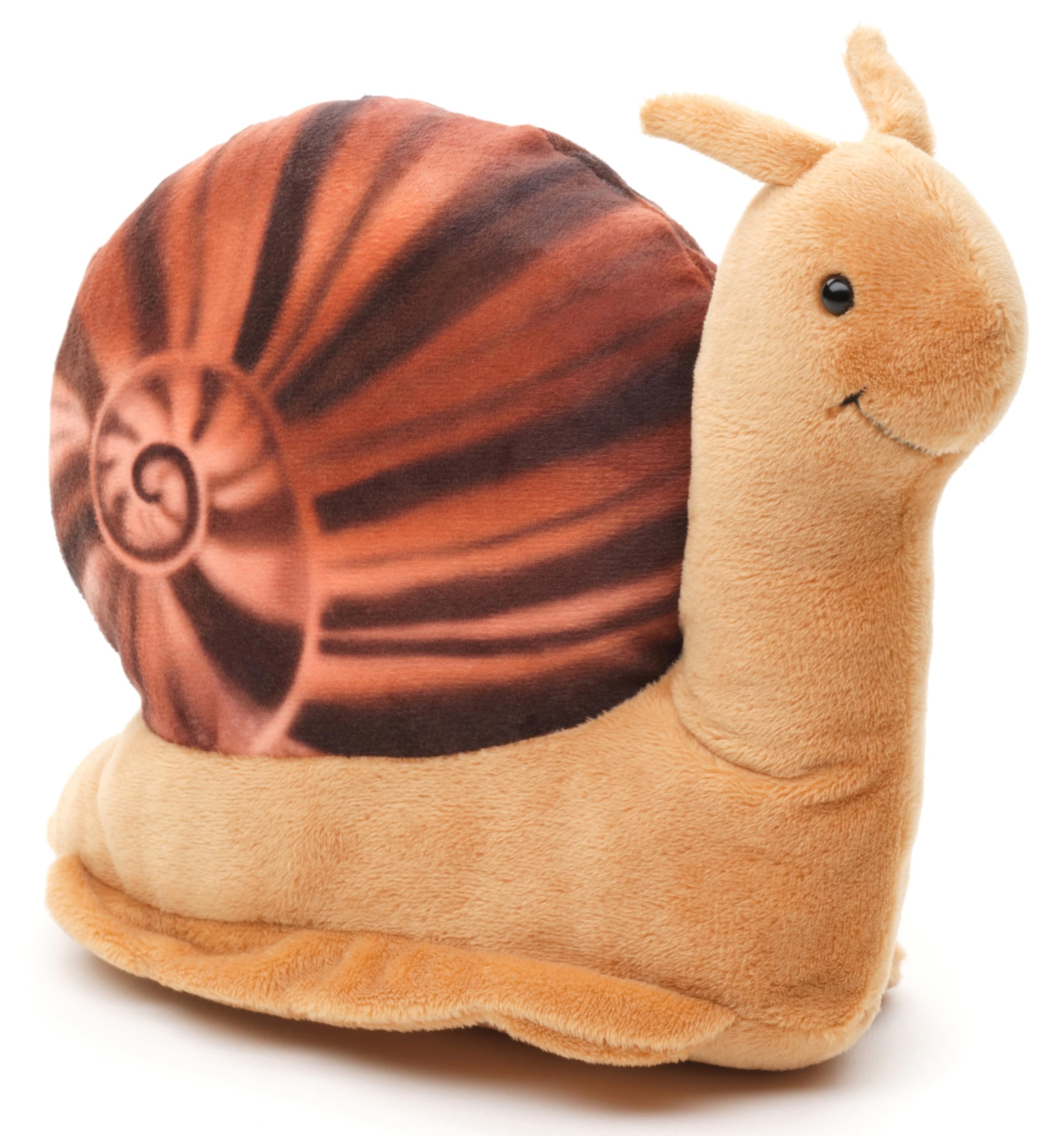 Uni-Toys - Eco-Line - Large Agate Snail - 100% Recycled Material - 22 cm (Length) - Plush Snail - Plush Toy, Cuddly Toy
