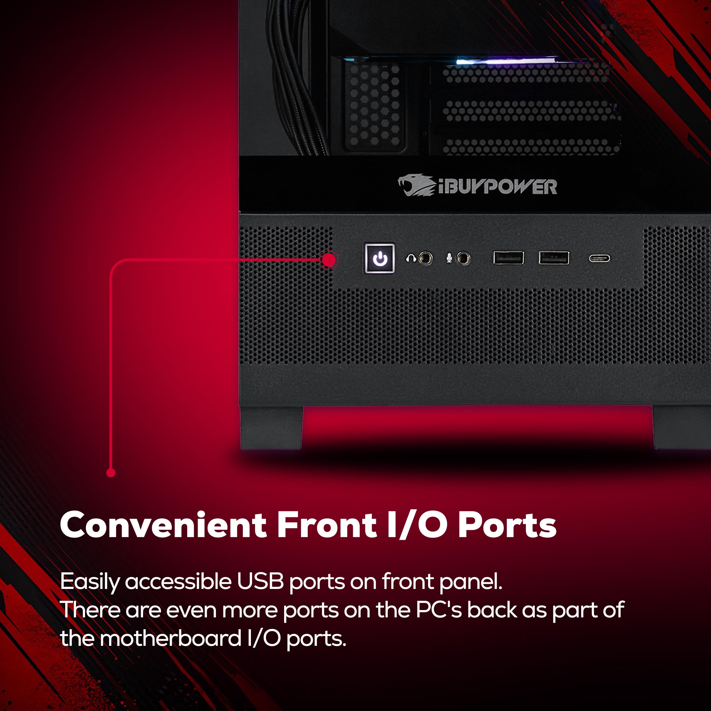 iBUYPOWER Element SE ESA5N3501 - Computer desktop AMD Ryzen 5 8400F, GPU NVIDIA GeForce RTX 3050 da 6 GB, RAM DDR5 da 16 GB, SSD NVMe da 1 TB, Windows 11 Home, tastiera e mouse per videogiochi