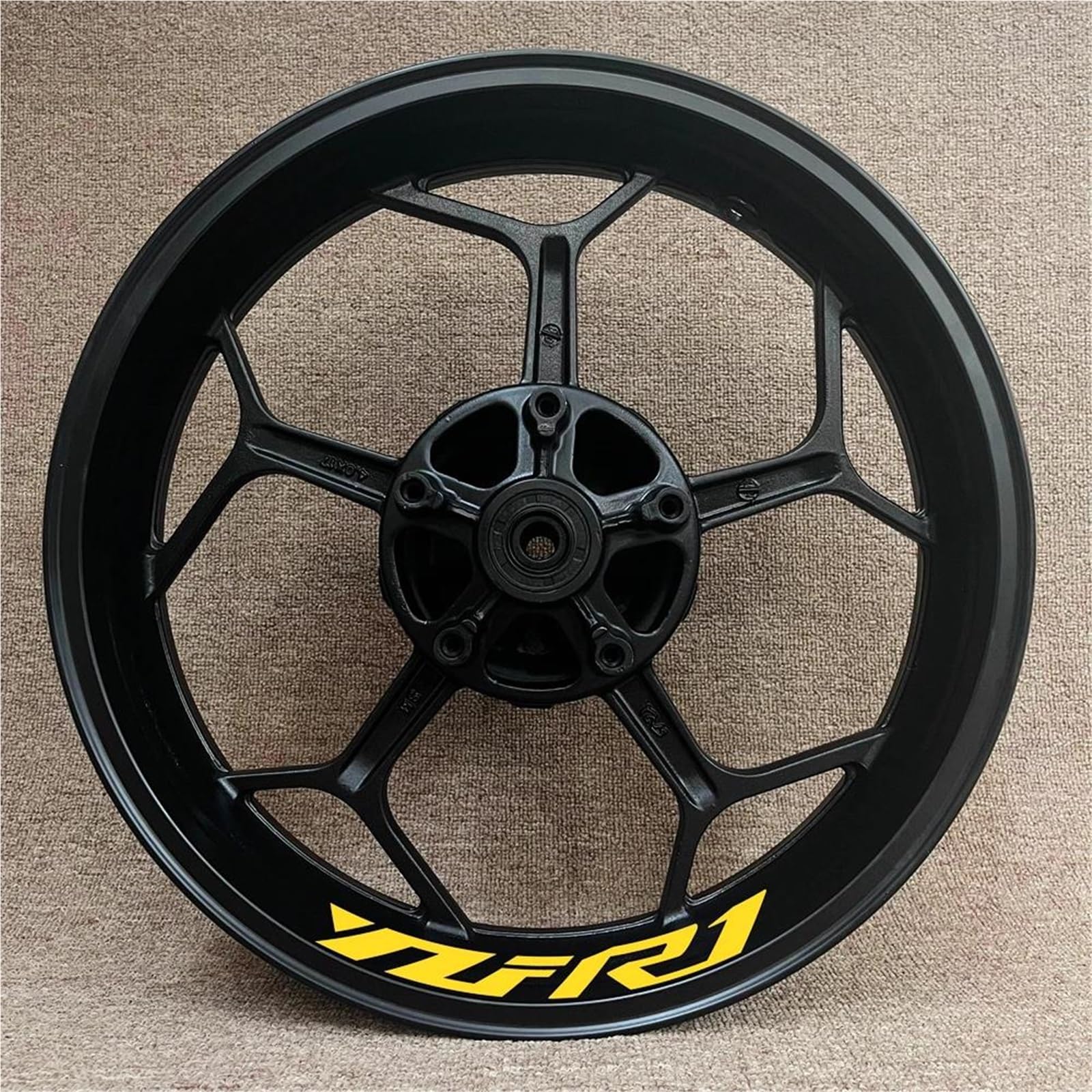 Wheel Stickers Motorcycle Wheel Stickers Rim Reflective Decal for YZFR1 YZF R1 YZF-R1 Stripe Decals Hub Sticker Rim Reflective Decal