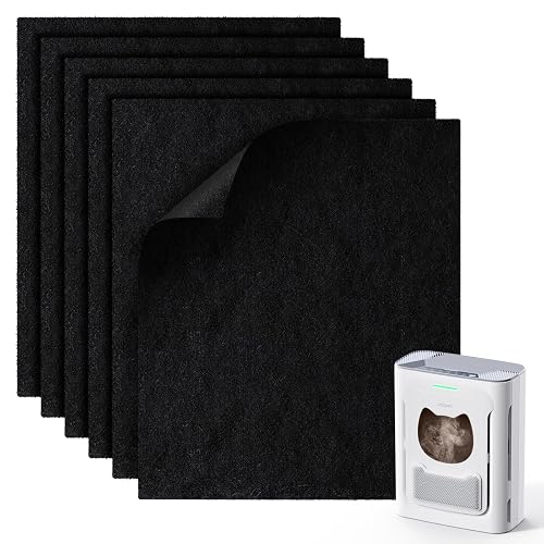 uahpet 6-Pack Washable Pre-Filters, Compatible with uahpet Air Purifier Slim & Mate, Replacement Filters to Trap Pet Hai
