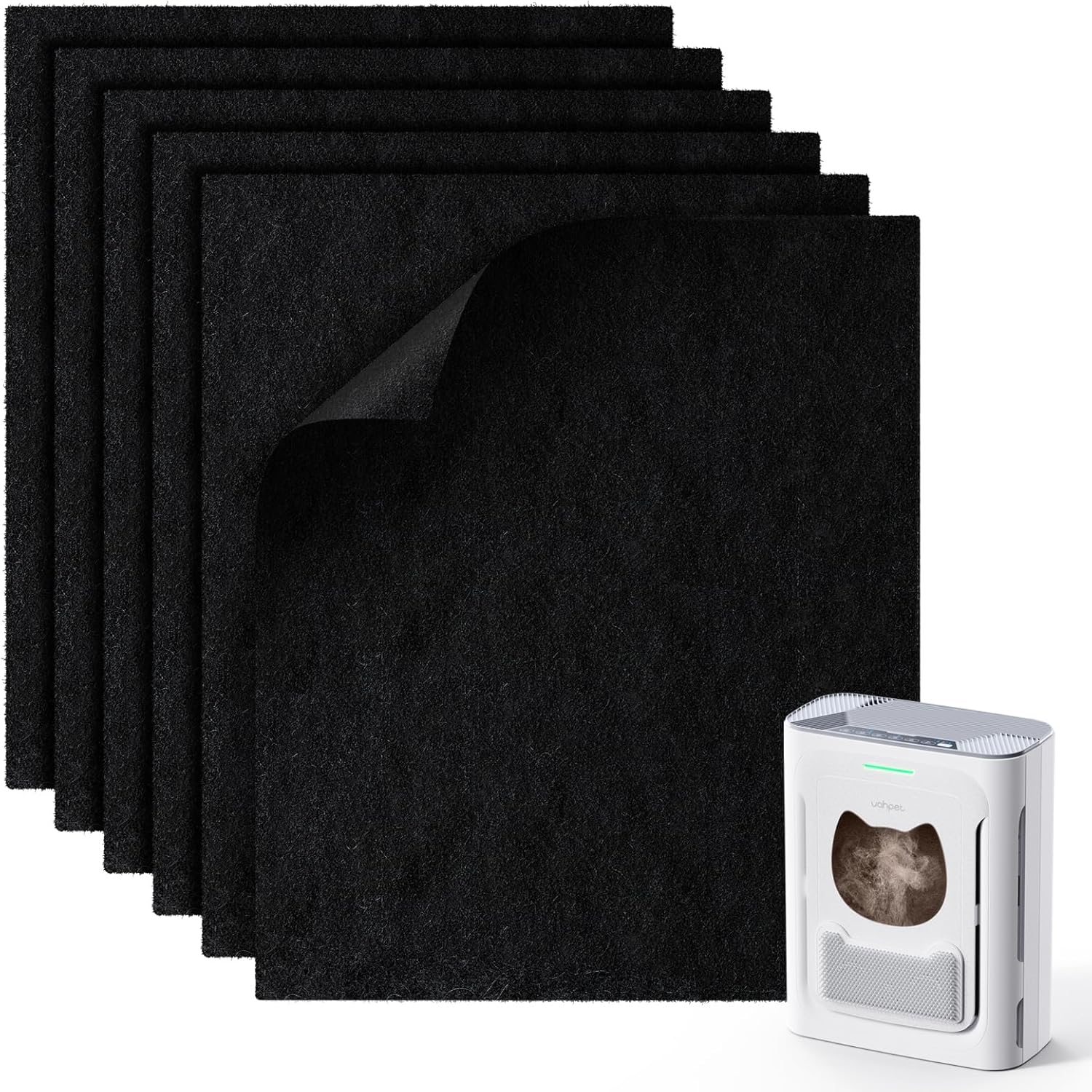 uahpet 6-Pack Washable Pre-Filters, Compatible with...