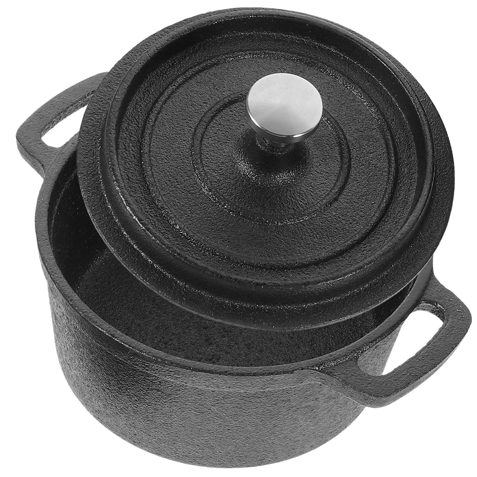 Cocotte en Fonte Noire Idéale pour Vos Petits Plats Mijotés en Famille