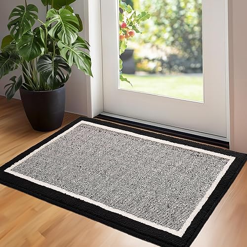 Miniatura 134 de GRANNY SAYS Felpudo para interiores, 32 x 48 pulgadas, antideslizante, tapete grande para puerta, tapete de bienvenida para exteriores, lavable