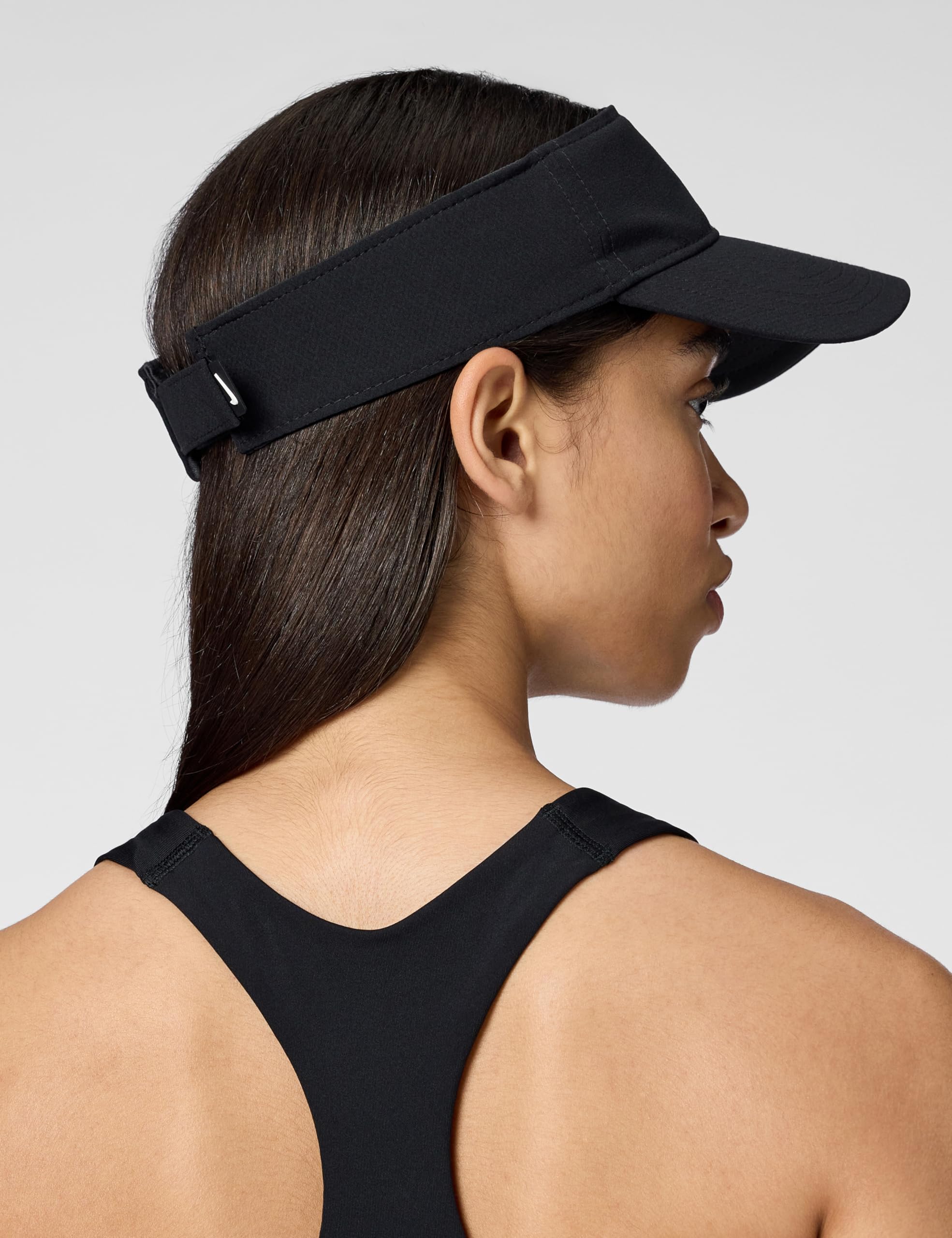 Nike Ace Dri-Fit Visor Visiera, Nero/Antracite/Bianco, M/L Unisex-Adulto