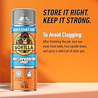 Vista 7 de Gorilla Aerosol blanco impermeable para parchar y sellar