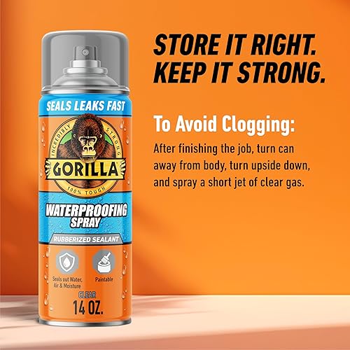 Miniatura 7 de Gorilla Aerosol blanco impermeable para parchar y sellar