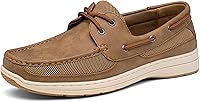 Vostey Men's Boat Shoes Slip-On Loafers - Stylish Casual Deck Shoes with Non-Slip Grip & All-Day Comfort