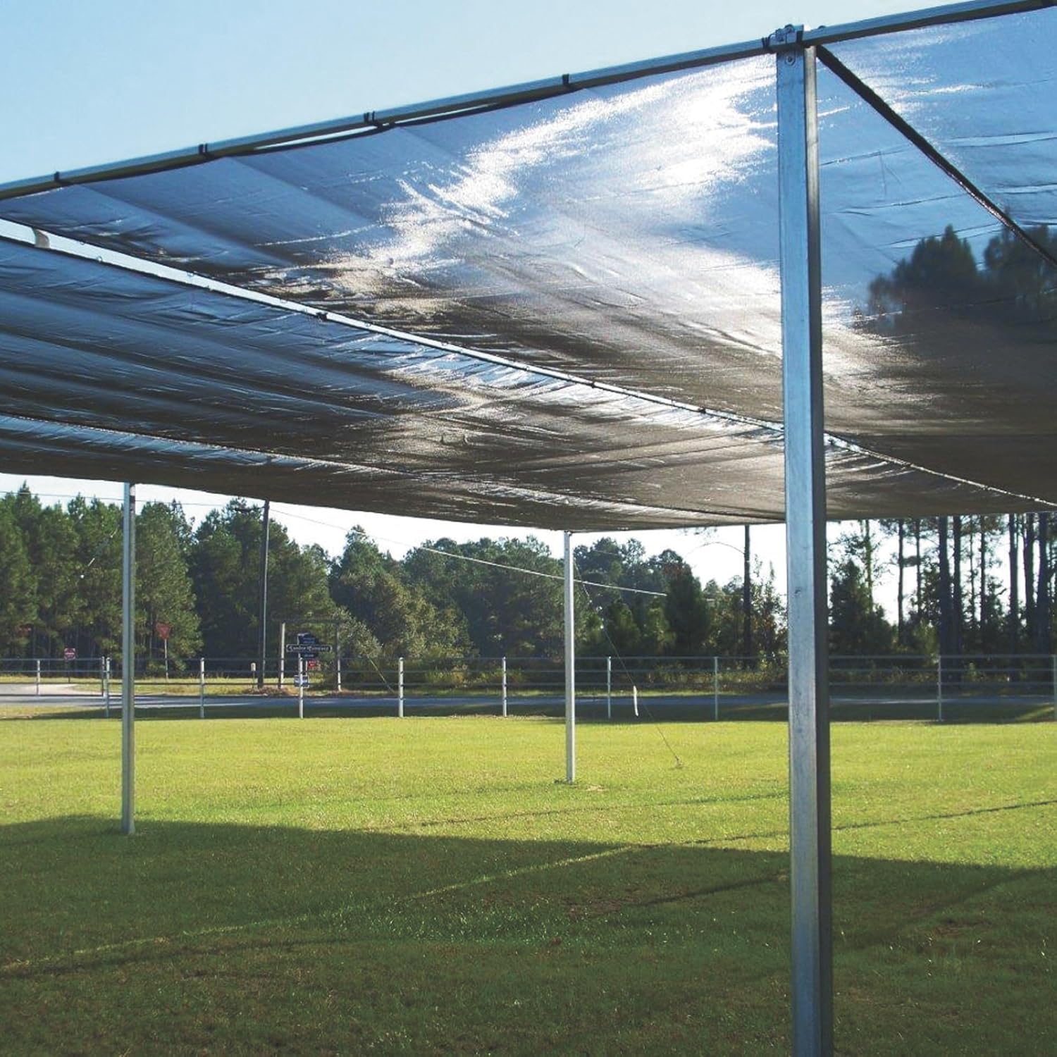 RSI SC812-80 Riverstone Shade Cloth System 80-Percent Shade Creation, 8' x 12'