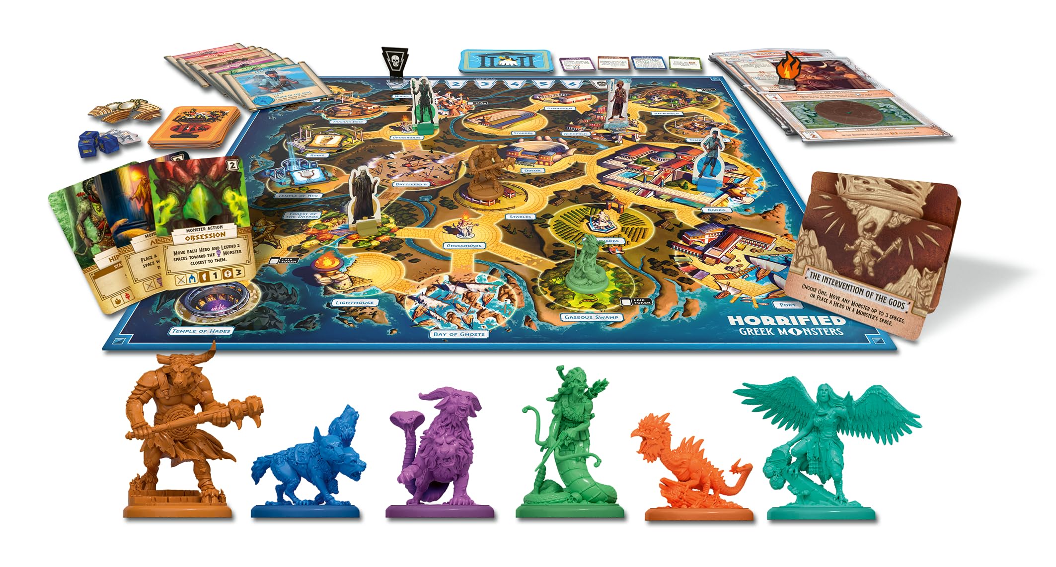 Ravensburger Juego de Mesa Cooperativo Monstruos Griegos – Estrategia 1–5