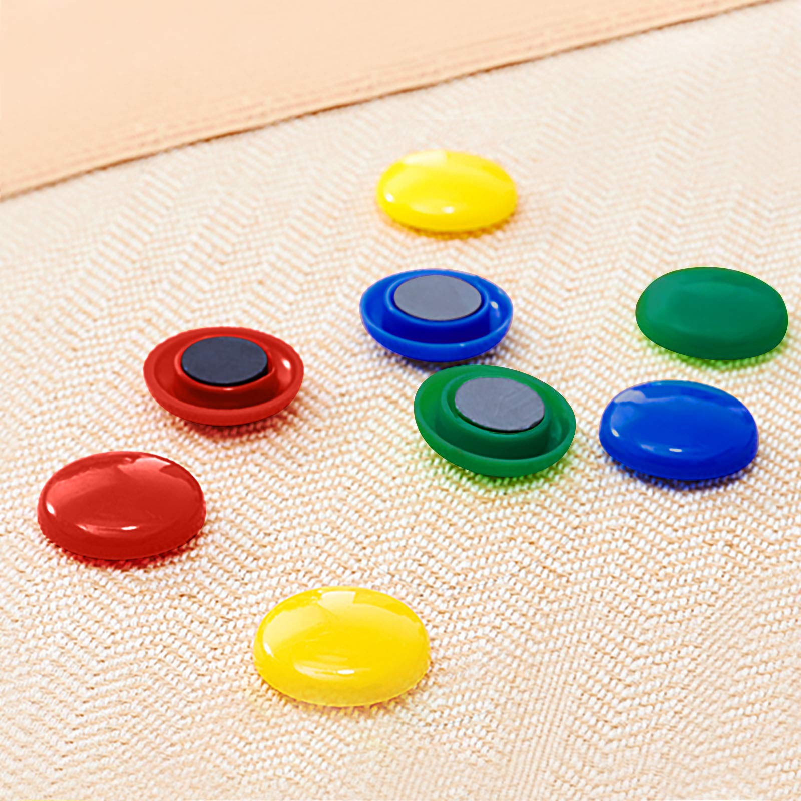 20 Stück Blaue Whiteboard-Magnete – Rund, 30 Mm, Für Kühlschrank & Pinnwand
