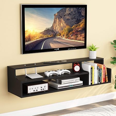 Tangkula Wall Mounted Media Console 