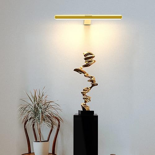 Miniatura 2 de Battery Picture Lights 16 inch-2PACK , Wireless Rechargeable Painting Light for Art with Remote, Full Metal Led Picture Lights Dimmable Wall Light