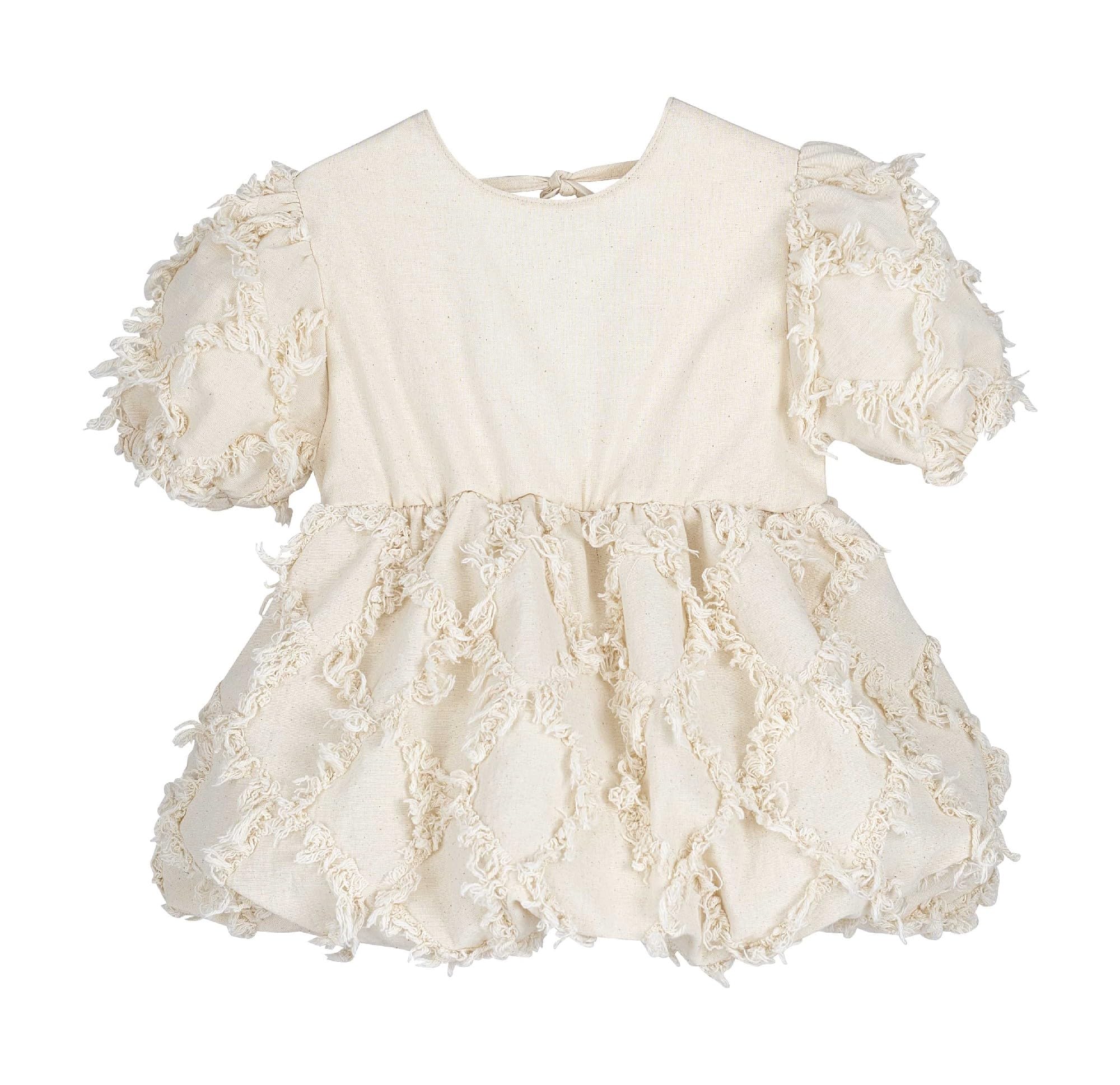 V Vestido Wheat