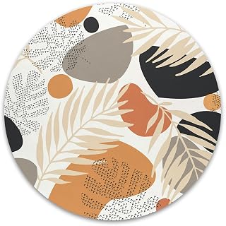 Atufsuat Mouse Pad, Premium-Textured Small Round Mousepad 7.9 x 7.9 Inch, Cute Mouse pad for Wireless Mouse, Waterproof Non-Slip Rubber Base Mouse Mat for Laptop PC Office Women Men