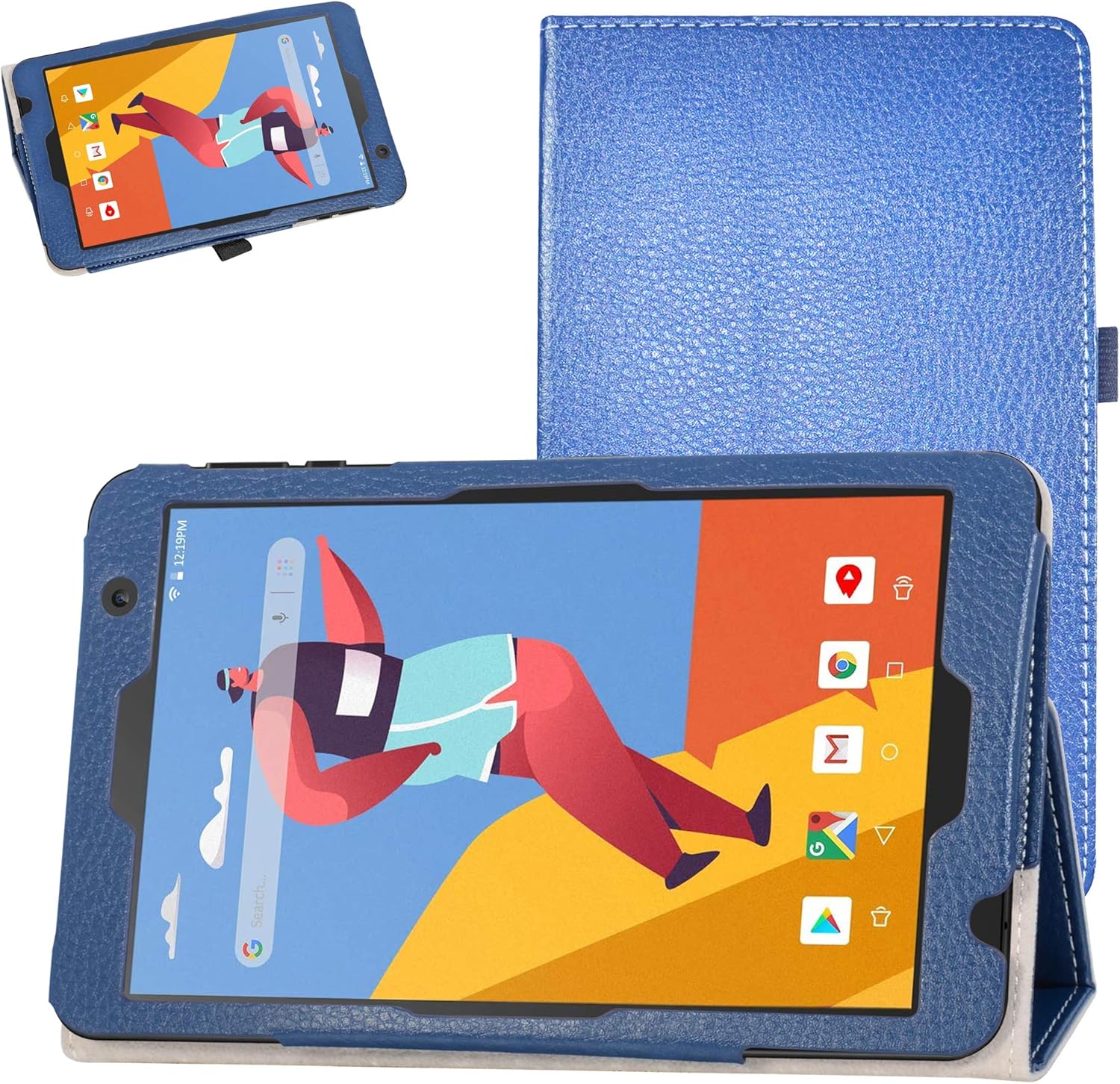 RLTech Case For Vankyo MatrixPad S20, 10.1 Inch Universal Slim Folio Stand Cover Case For Vankyo MatrixPad S20 / YOTOPT 10,1'' / TOSCiDO X104 / W109 / K107, TYD 108/107, ACEPAD A121