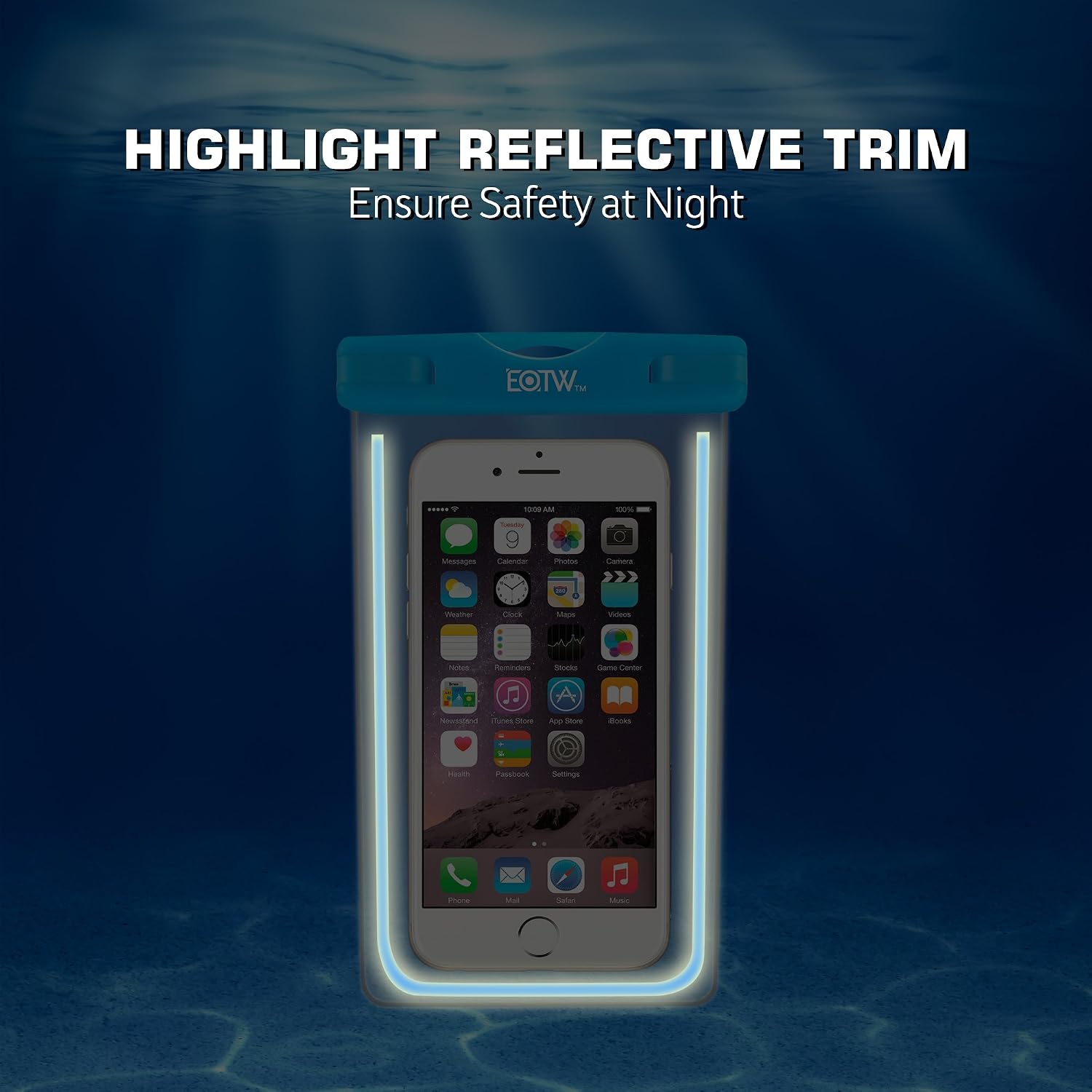 EOTW Waterproof Case, Universal Waterproof Phone Pouch Compatible for iPhone 13 12 11 Pro Max Xs Max XR 8 7 6 Plus Galaxy S20 S10 up to 6.8", IPX8 Cellphone Dry Bag-2 Pack