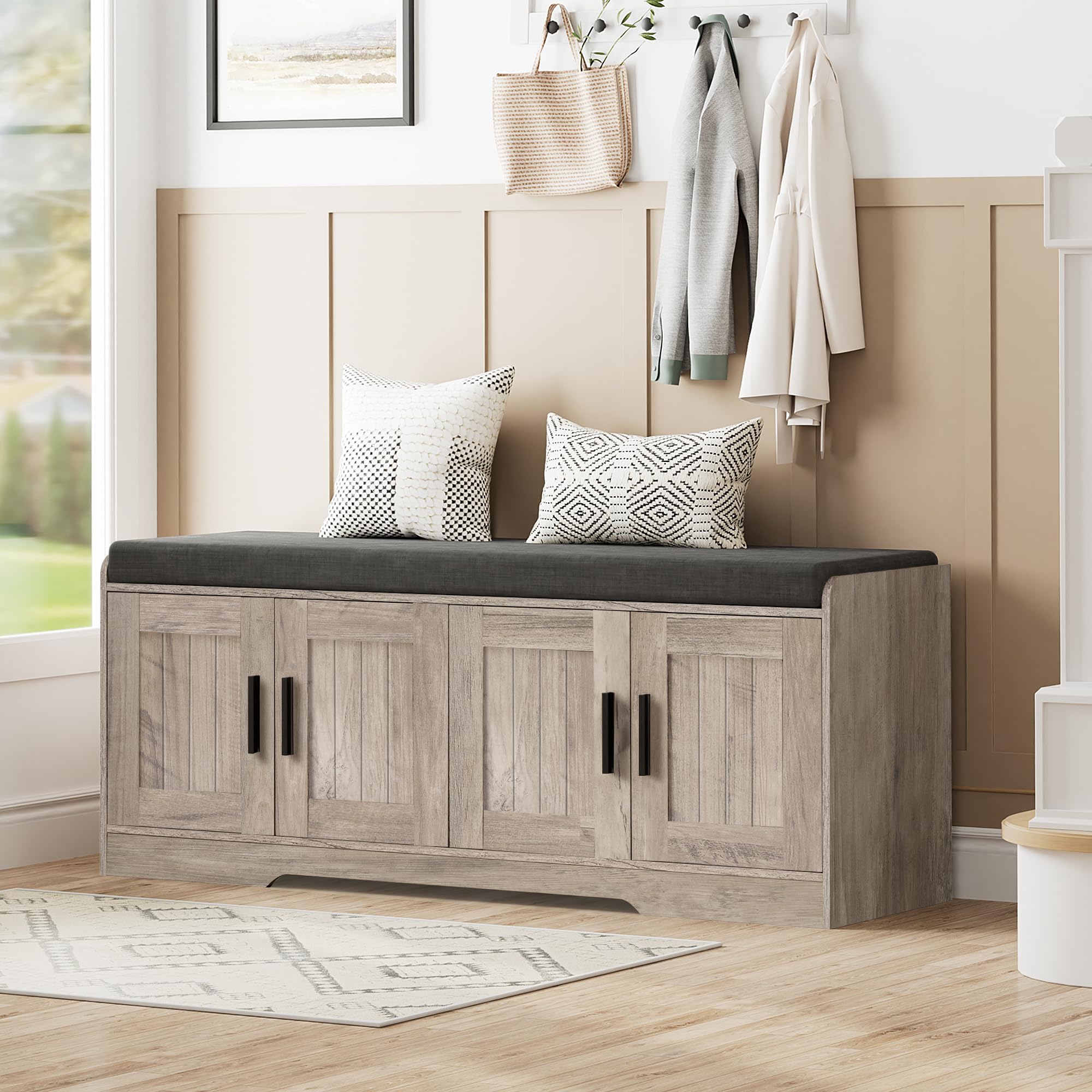 Homleke 45.3" Shoe Bench