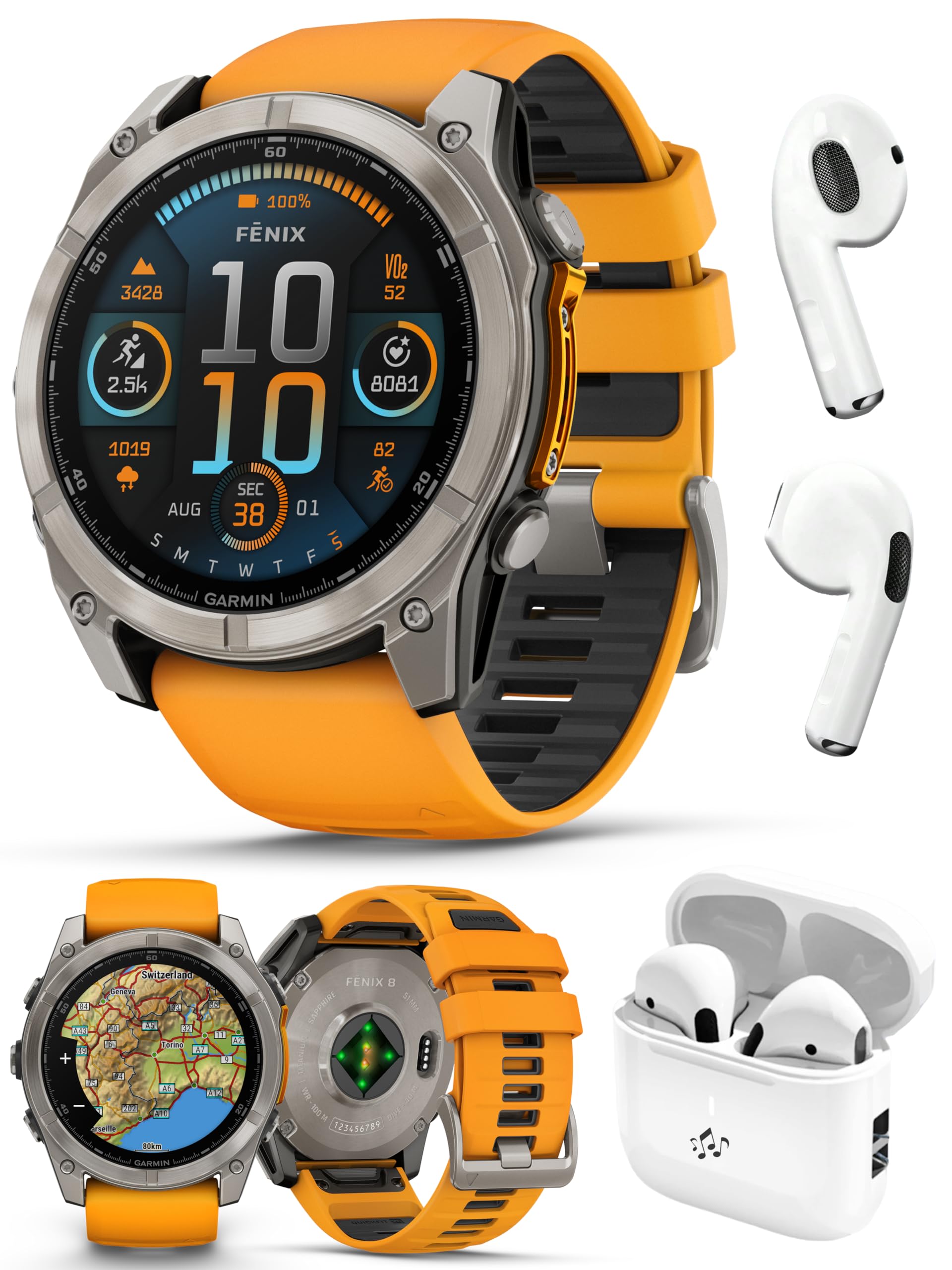 Amazon.com: PlayBetter Garmin Fenix 8 AMOLED Sapphire (51mm