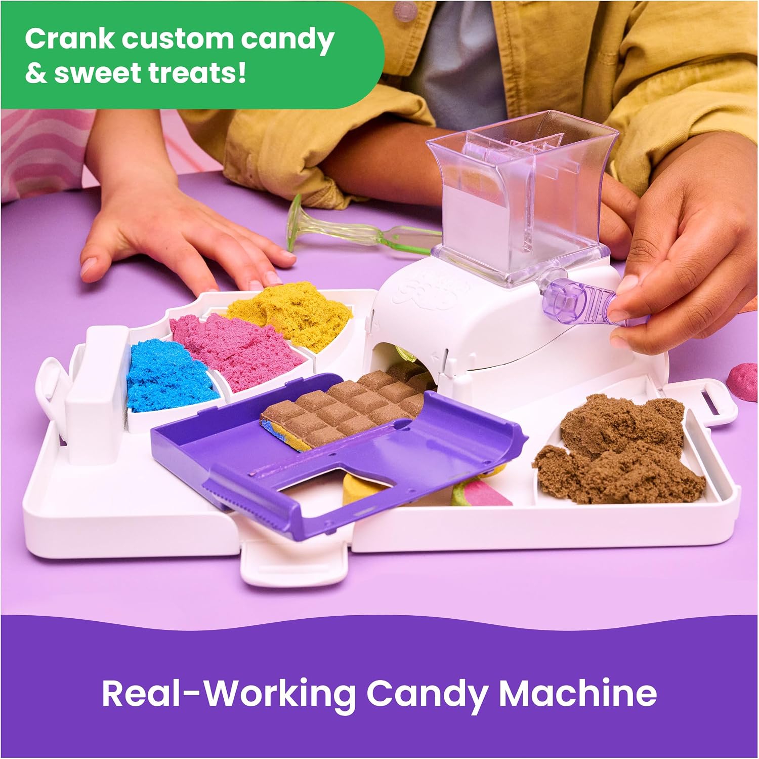 Kinetic Sand Sweet Station Moldable Play
