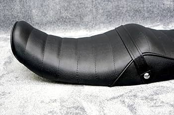 ゼファー400 c6 シート Amazon | ゼファー400 後期 タックロールシート 黒皮/ブラック