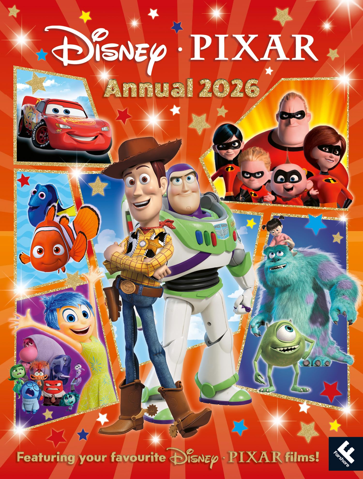 Disney Pixar Annual 2026: Action-packed annual based on fan favourite Disney Pixar movies with illustrated stories, and fun puzzles – a perfect gift purchase