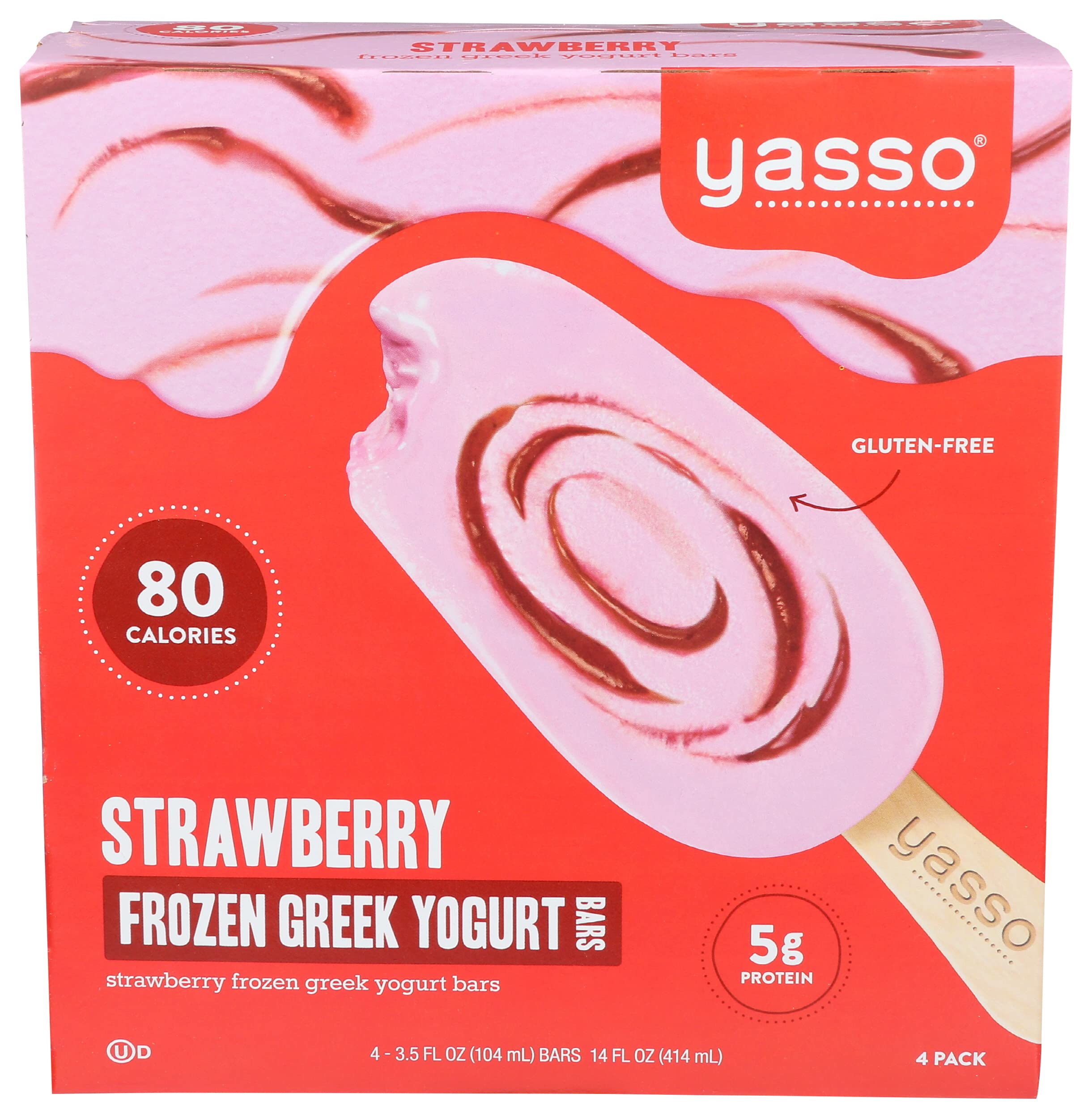 Yasso Yogurt Bar Strawberry, 14 oz (frozen)