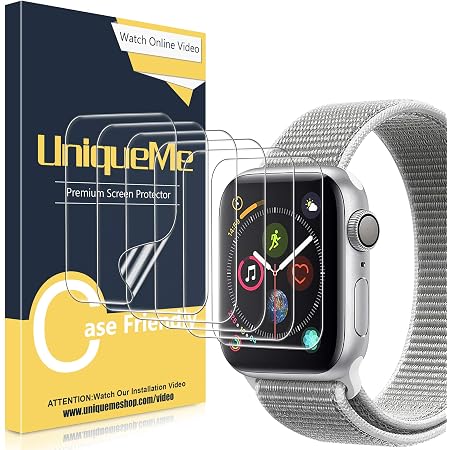 UniqueMe [6 Pezzi] Pellicola Protettiva Compatibile con Apple Watch 42mm  Series 1/2/3, [Caso Amichevole] [Film Flessibile] Soft HD Clear TPU Film,  Anti-Scratch : Amazon.it: Elettronica