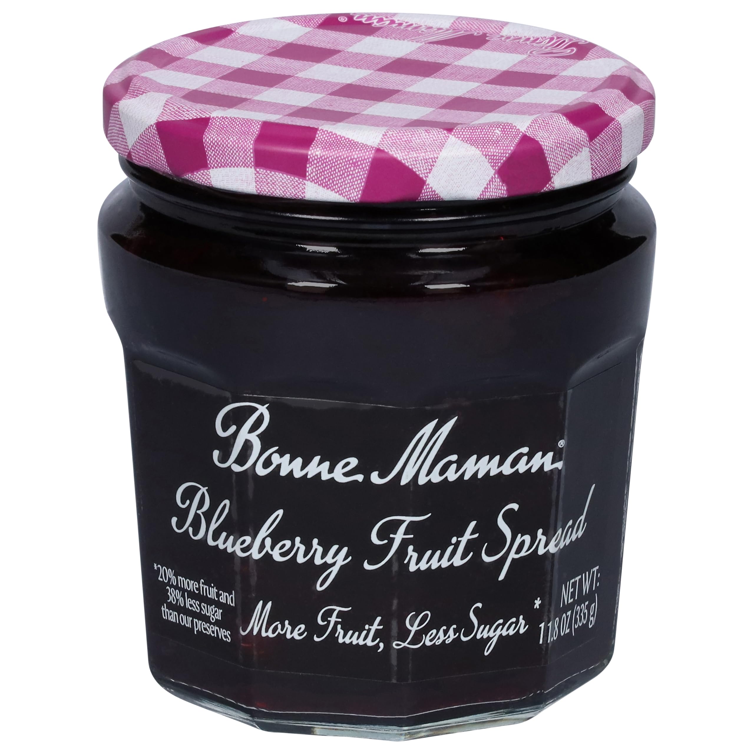 Bonne Maman More Fruit, Less Sugar Blueberry Fruit Spread, 11.8 OZ