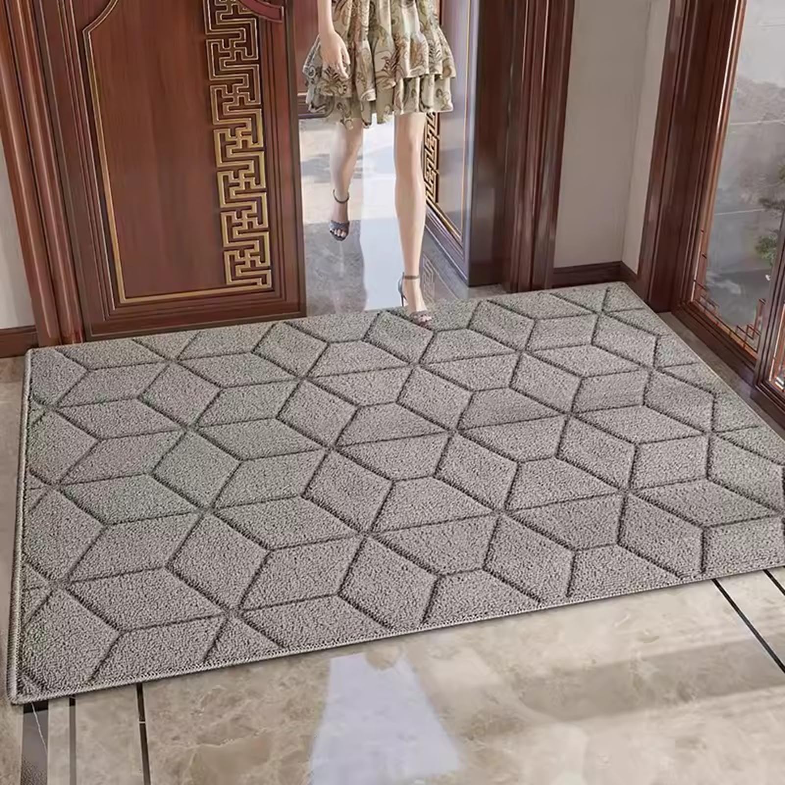 3D Optische Täuschung Fußmatte 80x120cm - Rutschfeste Eingangsmatte