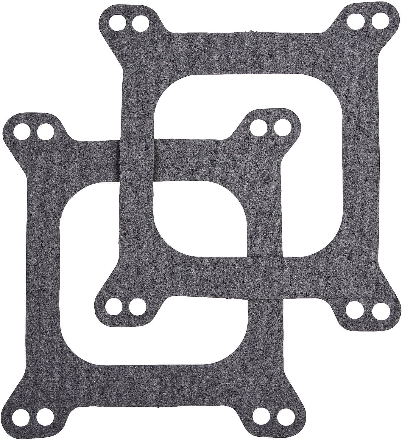 JEGS Carburetor Spacer | 4150 Square Bore Flange | Open Hole Design | 1� Tall | Includes Two Gaskets And Mounting Hardware