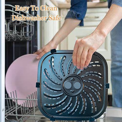 Miniatura 5 de ALJ Sartén para freidora de aire de 4 cuartos de galón para freidora de aire PowerXL Vortex Pro de 4 cuartos de galón, placa de repuesto mejorada,