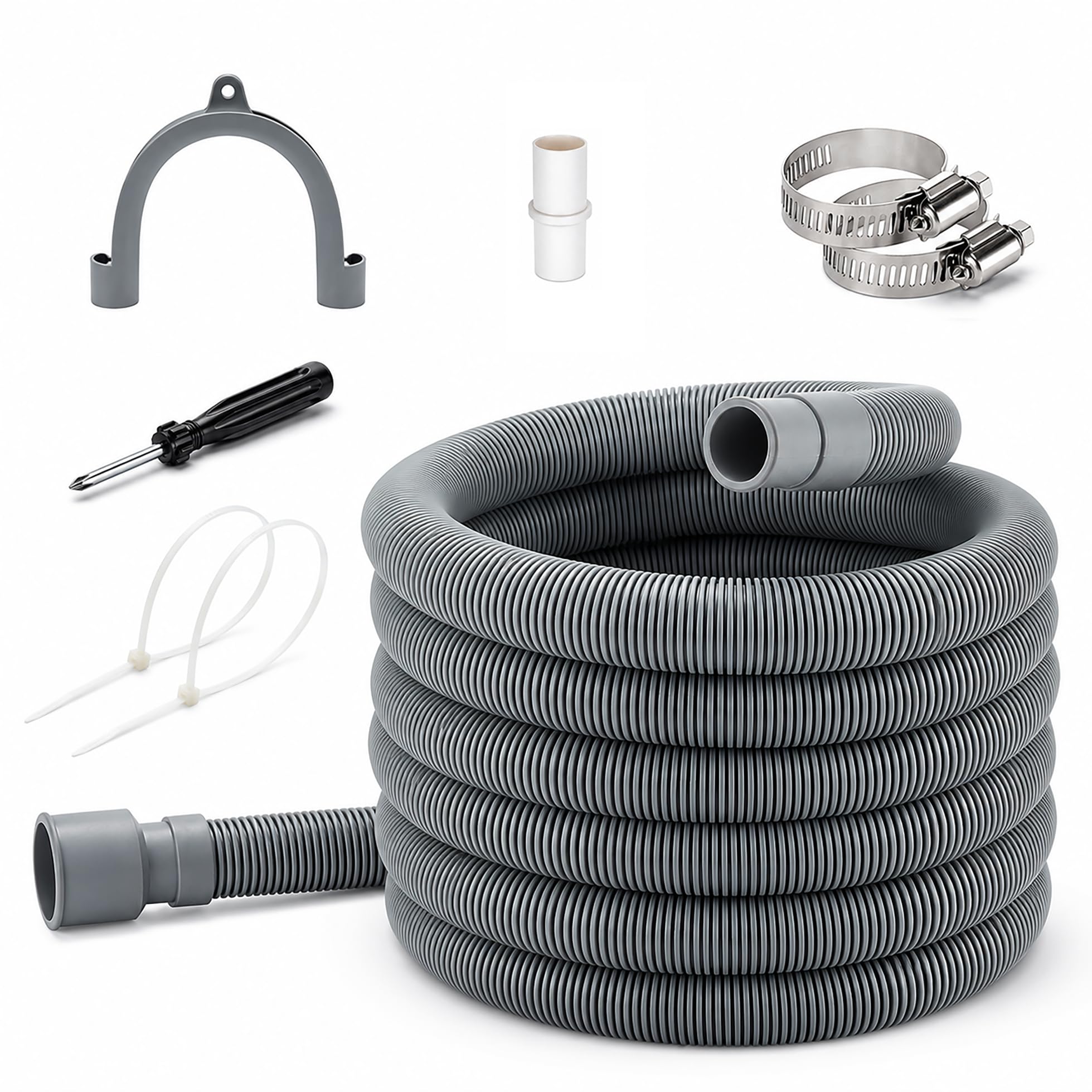 TTFLEX 10 FT Washing Machine Drain Hose Extension Kit