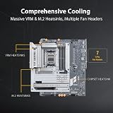 Asus TUF GAMING B850-BTF WIFI W, AMD B850, AM5, ATX, 4 DDR5, HDMI, DP, Wi-Fi 7, 2.5G LAN, 3x M.2 *Requires a BTF Compatible Chassis* - 4
