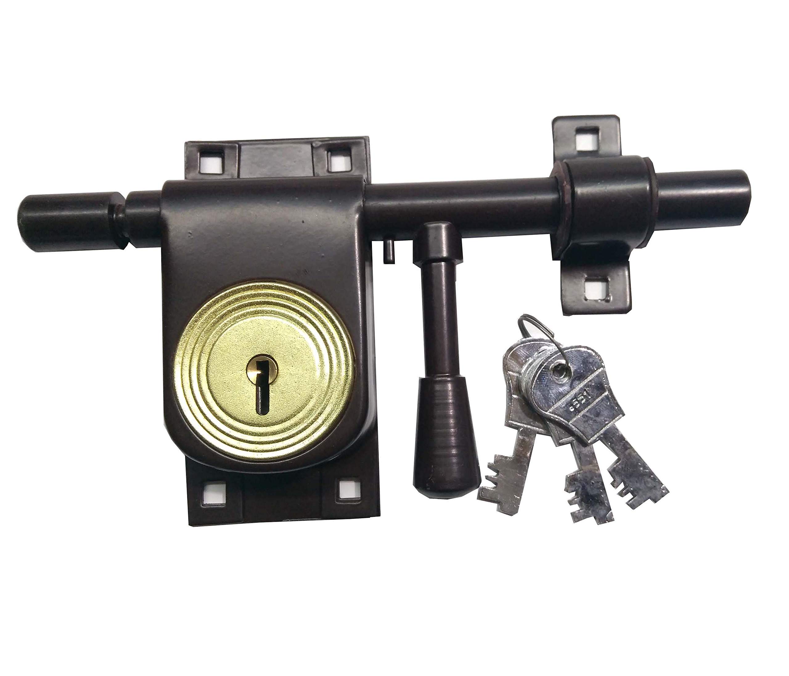 NISHAN Solid Iron Aldrop Rod Lock PC(8 Inches) 2 Set (B08F5637QM) Amazon Price History, Amazon Price Tracker