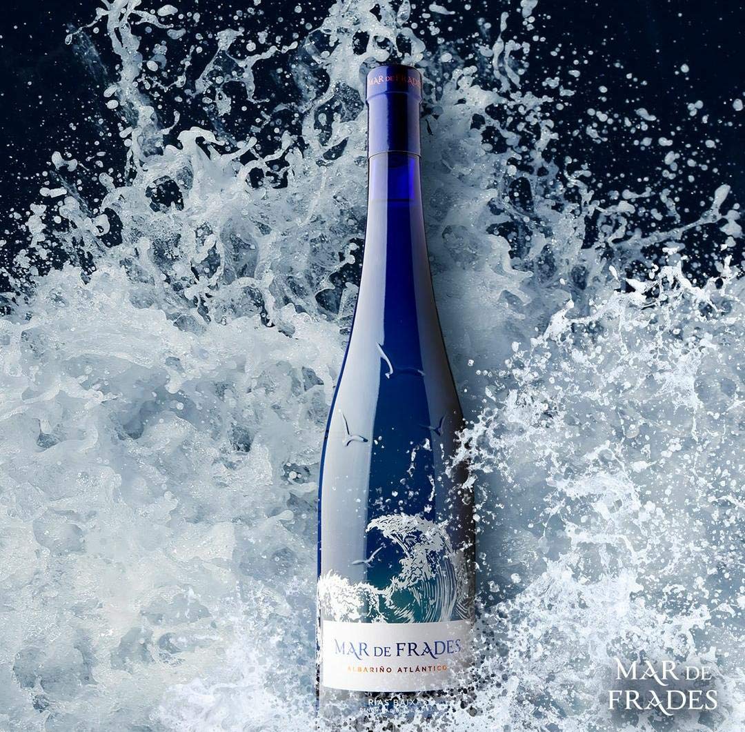 Mar de Frades 6er Set Albarino Atlantico 0,75L (12,5% Vol) 6x Weißwein Trocken Rebsorte: 100% Albarino Jahrgang variierend- [Enthält Sulfite]