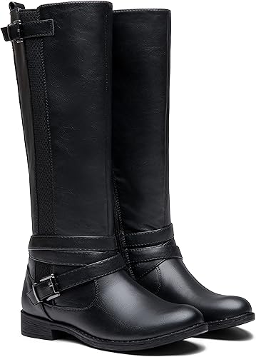 Miniatura 5 de Vepose Botas altas hasta la rodilla para mujer 952 Stretch Riding Retro Fashion