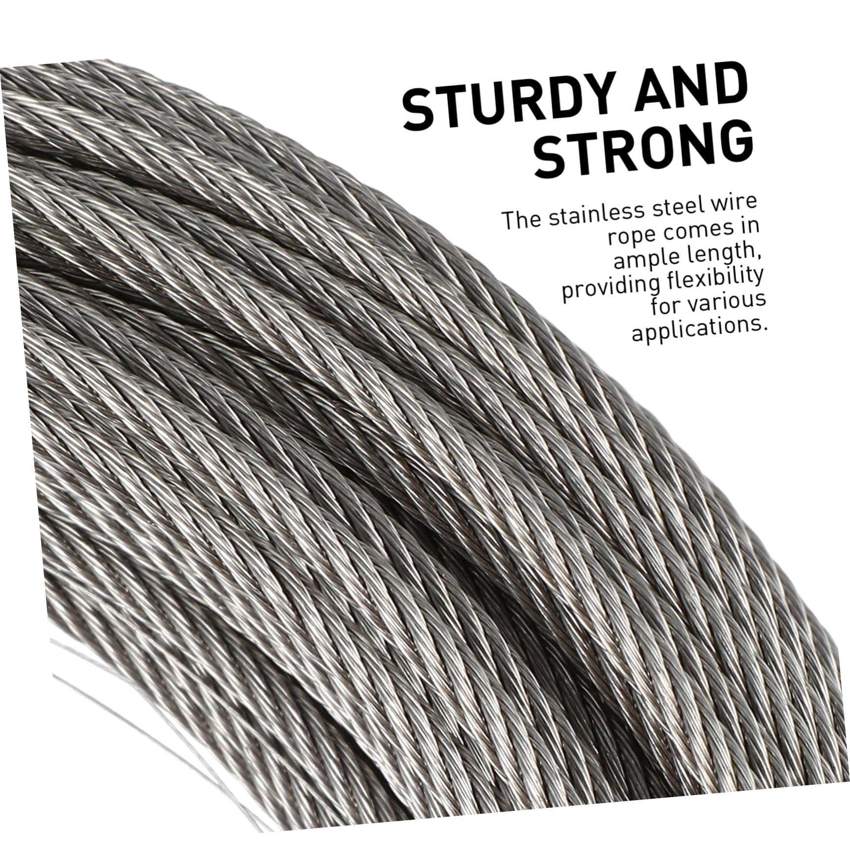 Hemobllo Stainless Steel Wire Rope 1 Cable for Art Hanging Garden Floral Frame DIY