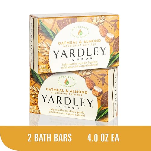 Miniatura 6 de Yardley London Soap Bar - Paquete de 10 barras lavanda inglesa avena y almendra aloe y aguacate manteca de cacao verbena limón barras de 425 onzas