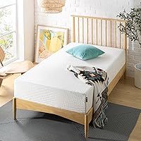 Vista 20 de Zinus Colchón de espuma viscoelástica esencial de té verde de 8 pulgadas [nueva versión], matrimonial, sin fibra de vidrio, sensación media, espuma