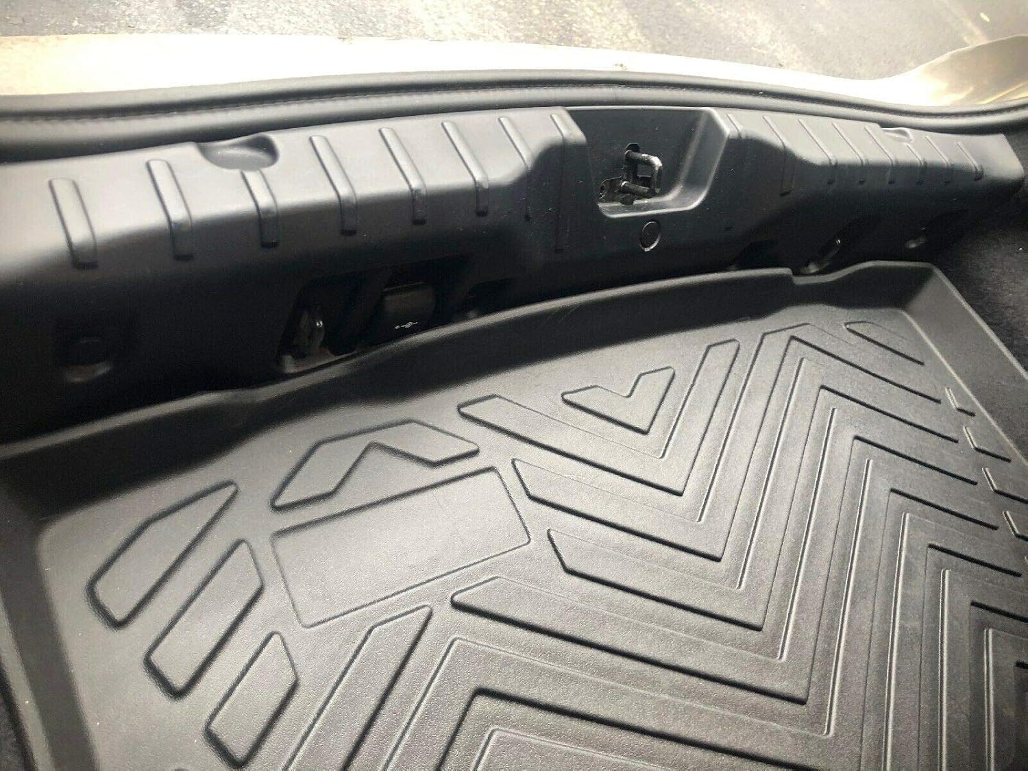 Premium Cargo Liner for BMW 5 Series F10 2011-2016 - 100% Protection - Custom Fit Car Trunk Mat - All-Season Black Cargo Mat - 3D Shaped Laser Measured Trunk Liners for BMW 5 Series F10.