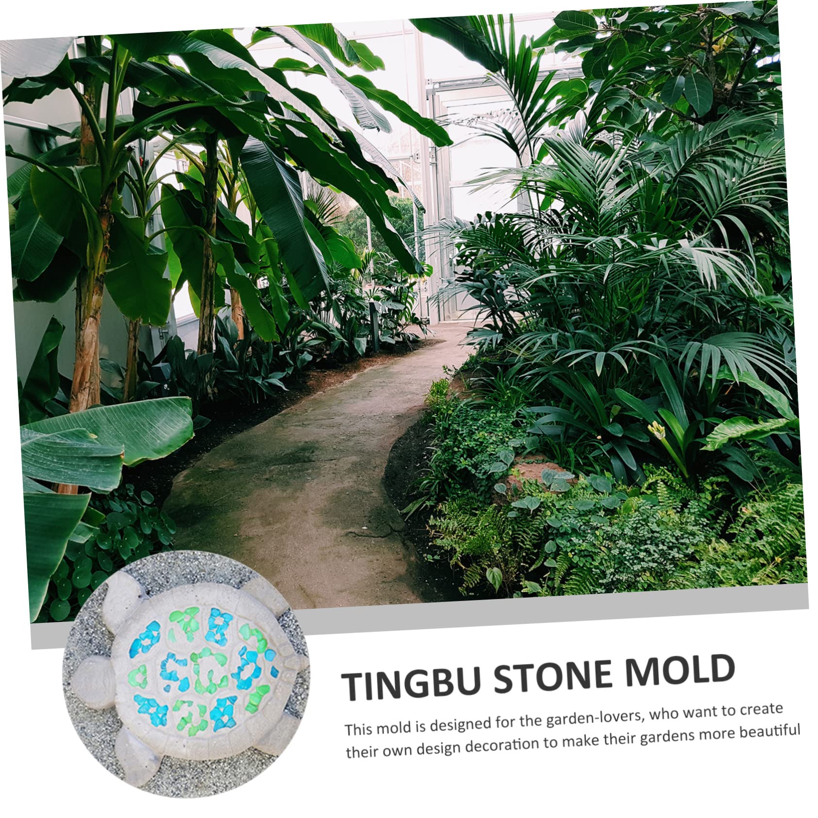 SUPVOX Molde Reutilizable Decoración De Césped Molde Para Pavimento Bricolaje Para Jardín Estilo Artístico
