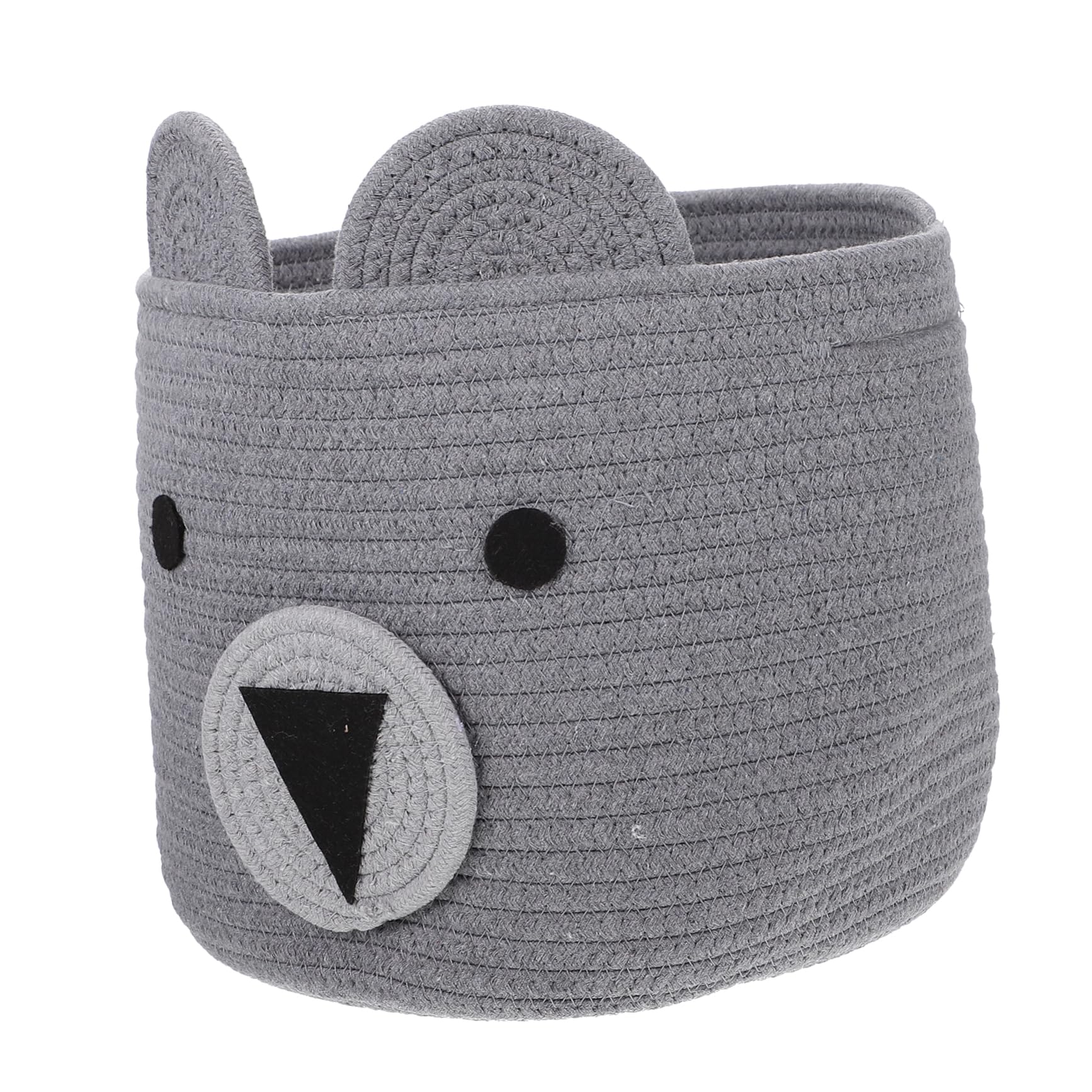 Adorable Storage Basket Creative Rope Bear Basket for Organizing and Sundries Versatile Household Storage for Home Decoration