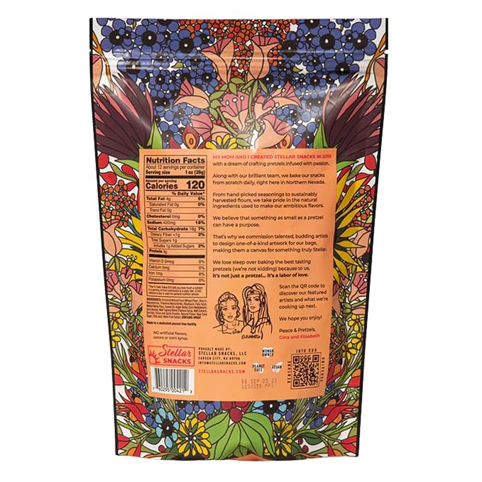 Stellar Snacks Pretzel Braids, Maui Monk, 12 Oz (Pack de 2) miniatura 3