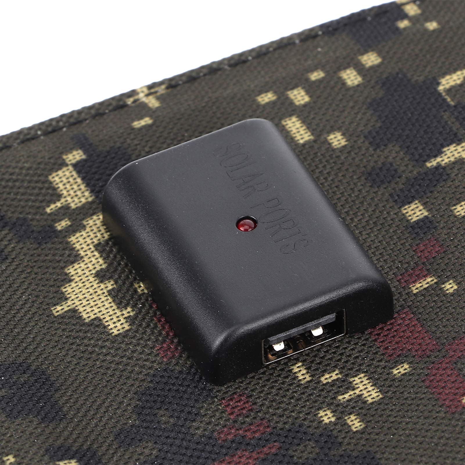 Banco de Energía Solar, Cargador de Panel Solar Portátil, Camping Al Aire Libre de RV de Silicio Monocristalino Impermeable para Teléfono Celular Coche de Yate