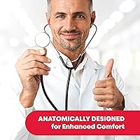 Vista 2 de Ever Ready First Aid 143200 Estetoscopio de doble cabezal, color negro