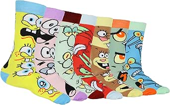 Chaussettes Sponge Bob Adultes - Grises, Taille 6-12, Neuves Avec étiquettes
